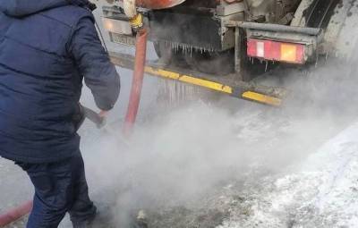 В Ульяновске очищают и промывают ливневки