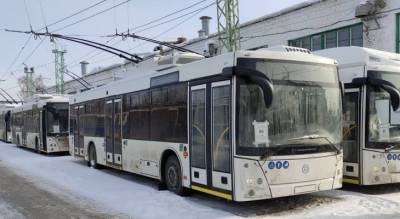 В Чебоксары завезли 36 новых троллейбусов