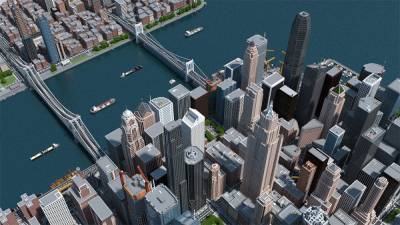 Игрок потратил 3 года на строительство мегаполиса в Minecraft – удивительные фото