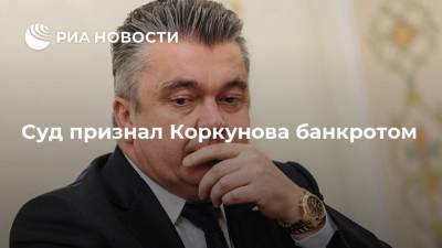 Суд признал Коркунова банкротом