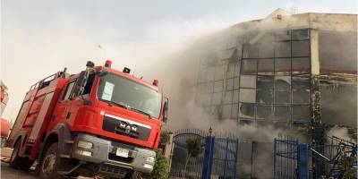 При пожаре на швейной фабрике в Египте погибли 20 человек