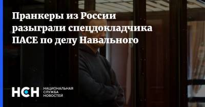 Пранкеры из России разыграли спецдокладчика ПАСЕ по делу Навального