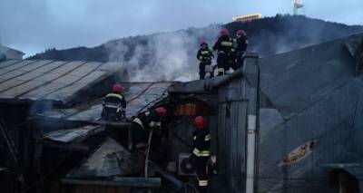 Пожар в центре Тбилиси ликвидирован