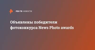 Объявлены победители фотоконкурса News Photo awards