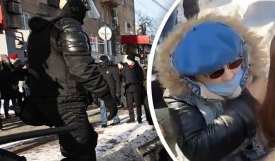 СК отказался проверять полицейского, толкнувшего пенсионерку на митинге в Челябинске