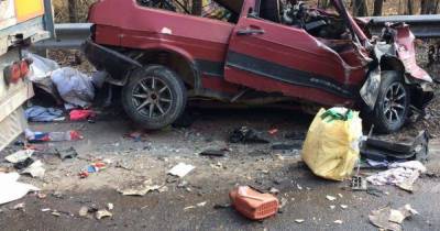 Автомобиль раздробило: на трассе Киев-Чоп в смертельное ДТП попали легковое авто и грузовик