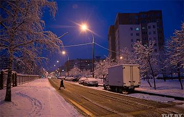 В Минске ночью прогнозируется сильный снегопад