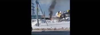 Момент возгорания и тушения «Chevrolet Lanos» в Череповце попал на видео