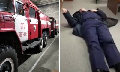Проверка выяснила, что руководитель пожарной части был пьяным на работе «вне рабочее время»
