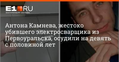 Антона Камнева, жестоко убившего электросварщика из Первоуральска, осудили на девять с половиной лет