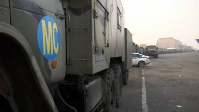Специалисты МО РФ возвели девятый модульный городок для миротворцев в НКР