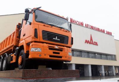 Белорусский грузовик МАЗ вошел в число лидеров продаж на российском рынке