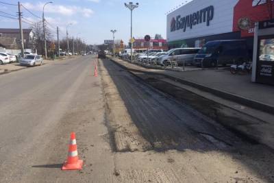 В Краснодаре начали ремонтировать дорогу по улицам Селезнева и Лизы Чайкиной