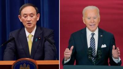 Суга добился встречи с Байденом первым: Япония и США озаботились Китаем
