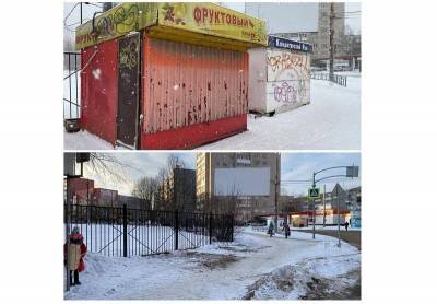 В Смоленске демонтировали еще 4 незаконных ларька