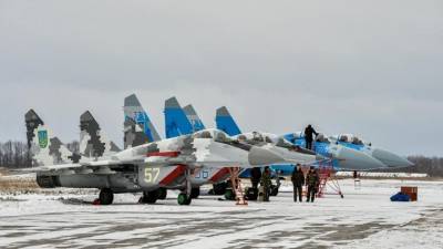 Пьяный украинский офицер протаранил МиГ-29 на военном аэродроме