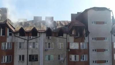 Почти 80 жильцов сгоревшего в Анапе дома будут размещены в санаториях