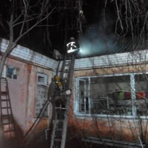 В Бердянске загорелся садовый центр. Фото