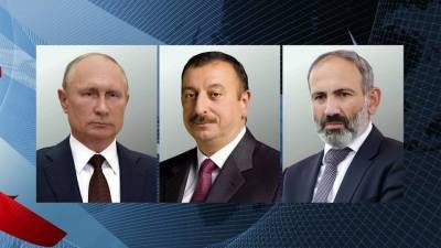 Владимир Путин провел телефонные разговоры с Ильхамом Алиевым и Николом Пашиняном