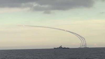 Россия в ответ на учения НАТО совершила пуск ракет "Калибр" в Балтийском море