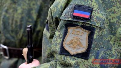 В результате обстрела со стороны украинских боевиков погиб военнослужащий НМ ДНР