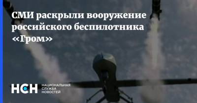 СМИ раскрыли вооружение российского беспилотника «Гром»