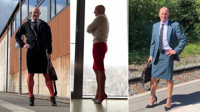 Юбка и каблуки вместо брюк и туфель: мужчина каждый день носит женскую одежду