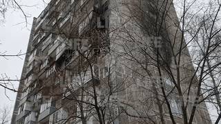 Один человек погиб при пожаре в многоэтажном доме на северо-западе Москвы