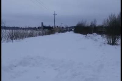 Жители деревни под Тверью оказались в снежном «плену»