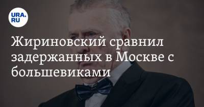 Жириновский сравнил задержанных в Москве с большевиками
