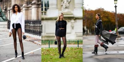Streetstyle: 5 способов носить шорты и колготки этой весной