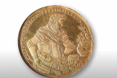 Немного потертую 400-летнюю саксонскую монету продают за €100 тысяч (+видео)