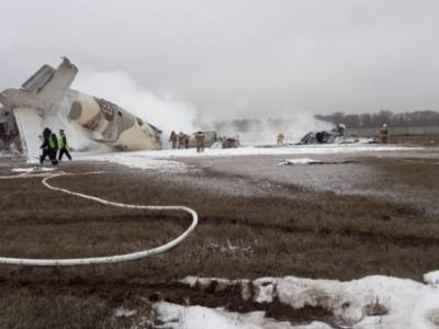 Самолет Ан-26 упал возле аэропорта Алма-Аты
