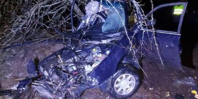 В Ровенской области подростки на Audi А6 попали в аварию – один погиб, трое в реанимации, фото - ТЕЛЕГРАФ