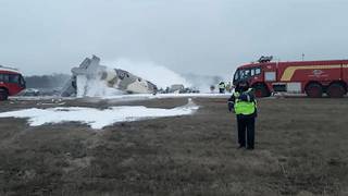 В Казахстане упал самолёт Ан-26 — видео