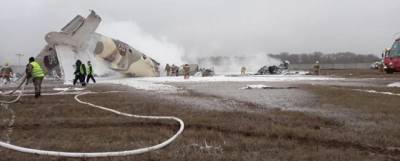 Военный самолет разбился в Казахстане, есть погибшие
