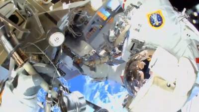 Виктор Гловер - Майкл Хопкинс - NASA сообщило о работе астронавтов в открытом космосе - iz.ru - Columbus