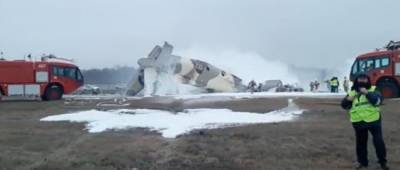 В Казахстане рухнул самолет, есть жертвы