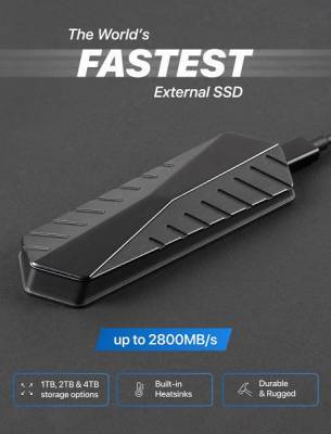 Представлен самый быстрый внешний SSD в мире
