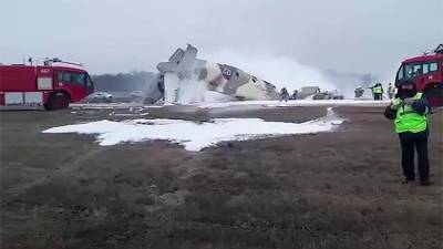 Власти рассказали о состоянии выживших при крушении Ан-26 в Алма-Ате