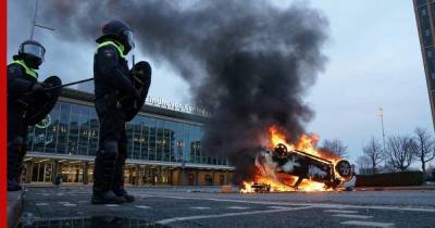 Полиция применила водометы и слезоточивый газ против погромщиков в Бельгии