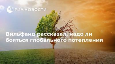 Вильфанд рассказал, надо ли бояться глобального потепления