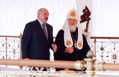 Александр Лукашенко поздравил Патриарха Кирилла с 45-летием архиерейской хиротонии