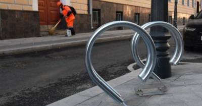 В центре Москвы украли велопарковки