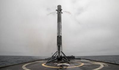Многоразовая ступень Falcon 9 снова успешно приземлилась