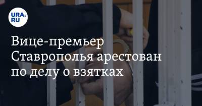 Вице-премьер Ставрополья арестован по делу о взятках