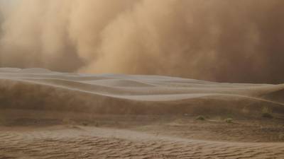 Песчаная буря накрыла страны Персидского залива