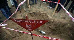 Азербайджанские саперы нашли 76 мин при разминировании участка железной дороги
