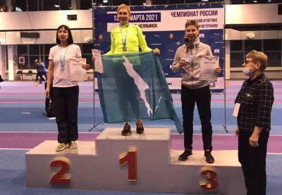Две медали чемпионата России по легкой атлетике завоевала сахалинка Лариса Жук