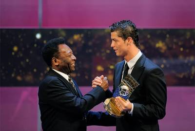 Роналду побил рекорд Пеле. "Король Футбола" поздравил португальца